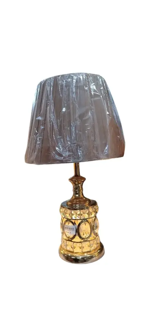 Elegant Crystal Glow Bedside Table Lamp