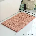Luxury Flocking Bathroom Mat – 50cm x 80cm Non-Slip & Water Absorbent