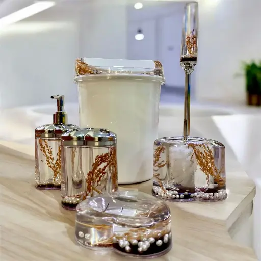 Luxury 5-Piece Bathroom Accessories Set